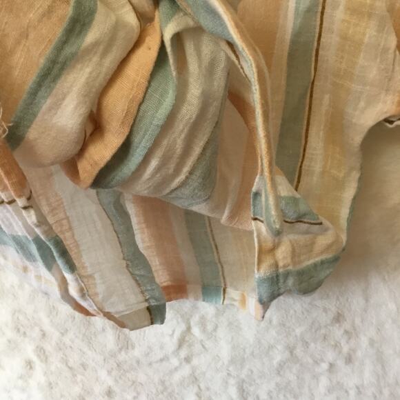 Pull & Bear Multi-Color Striped Tied Top - Picture 6 of 10